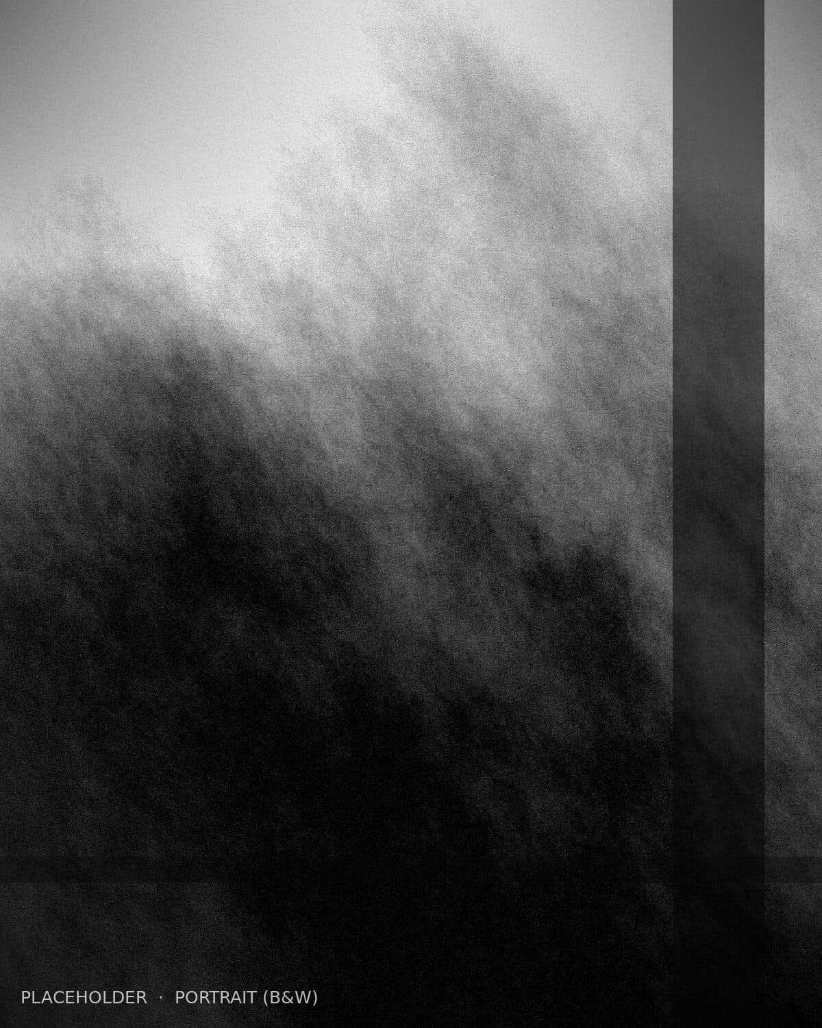 Black and white portrait of the photographer.